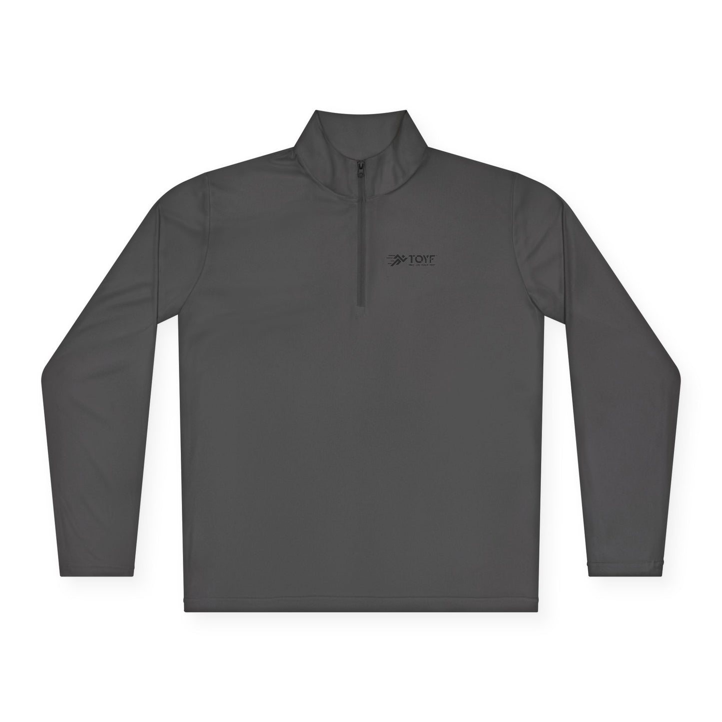 Quarter-Zip Pullover — Minimal Logo Performance Pullover